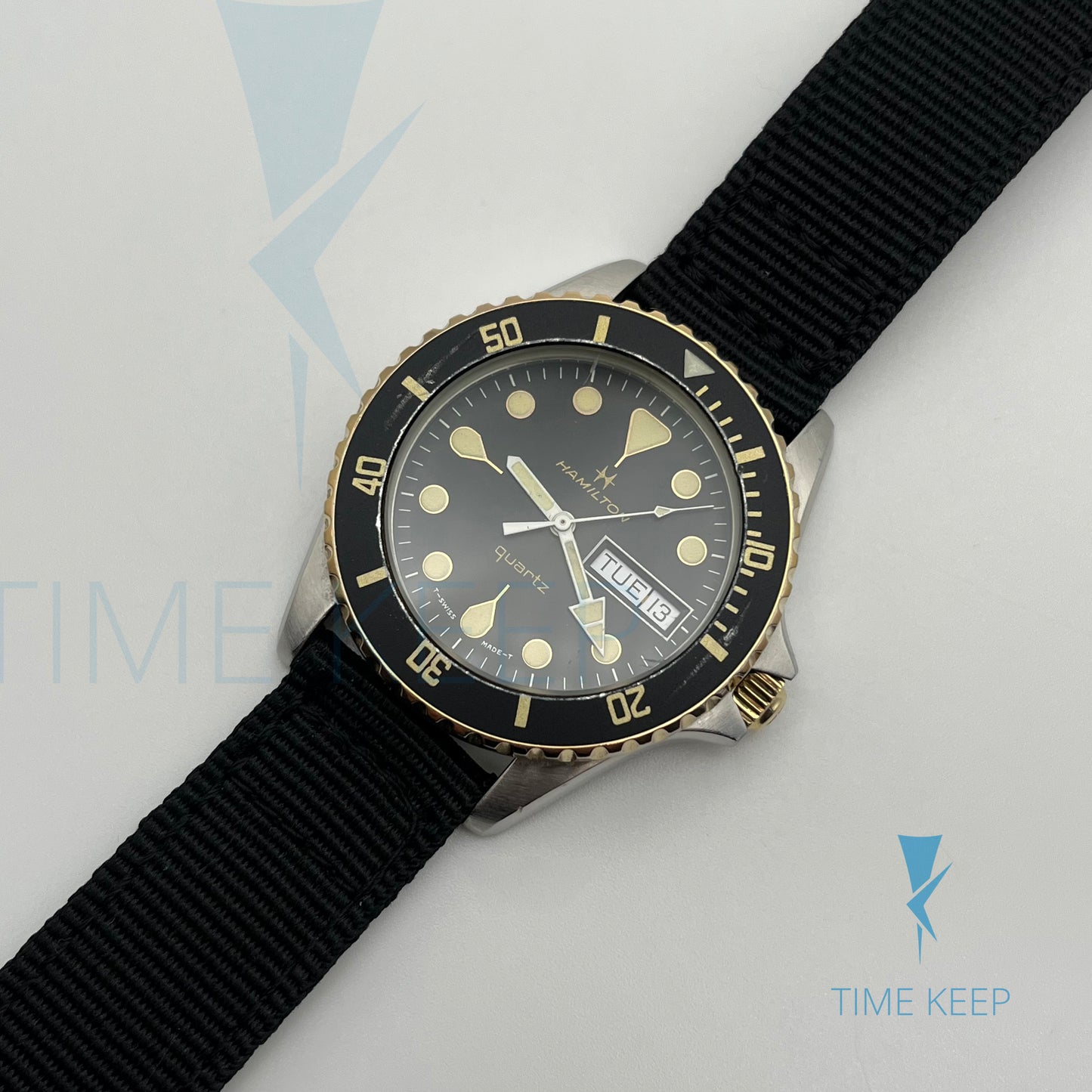 Rare Vintage Hamilton Quartz Ref. 742003-3 ETA 963.124 Dive Watch