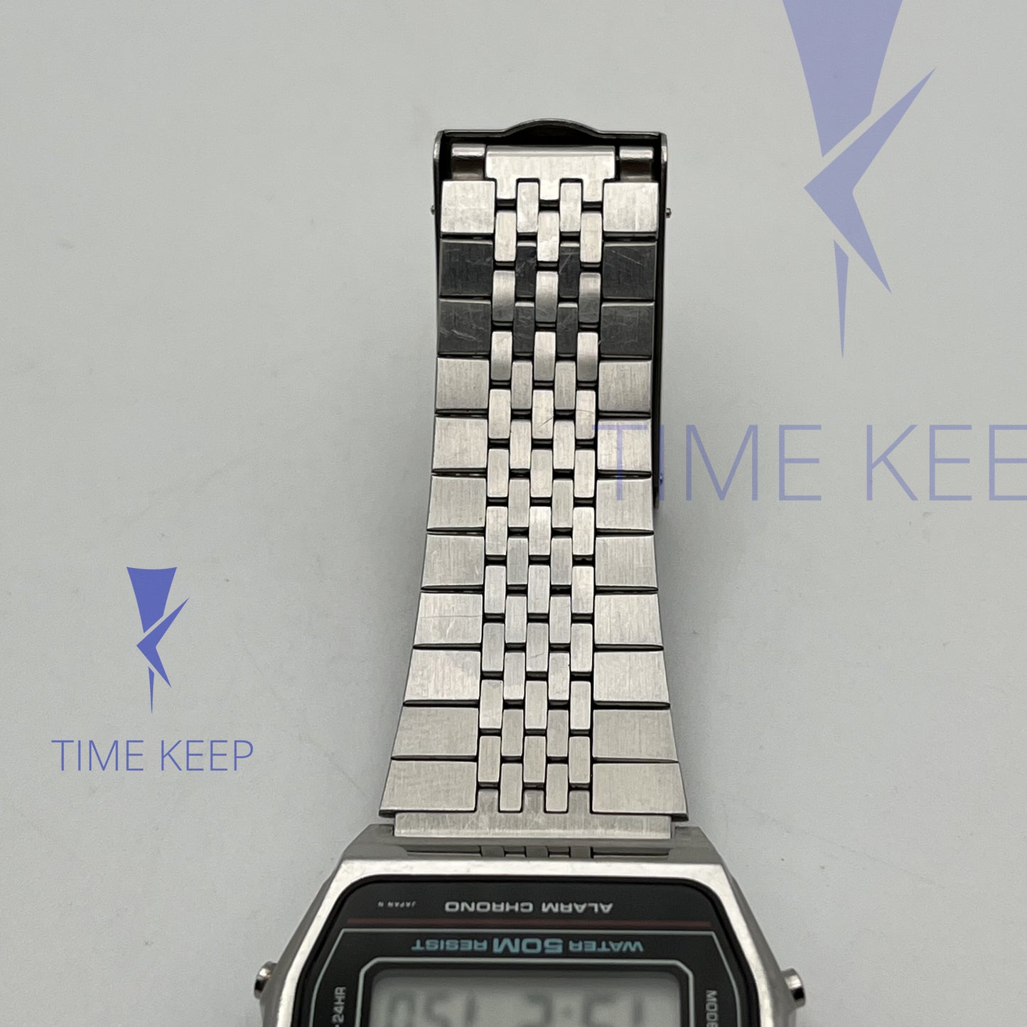 Rare Vintage 1980s Casio Digital Wide Temp LC Watch WW-34