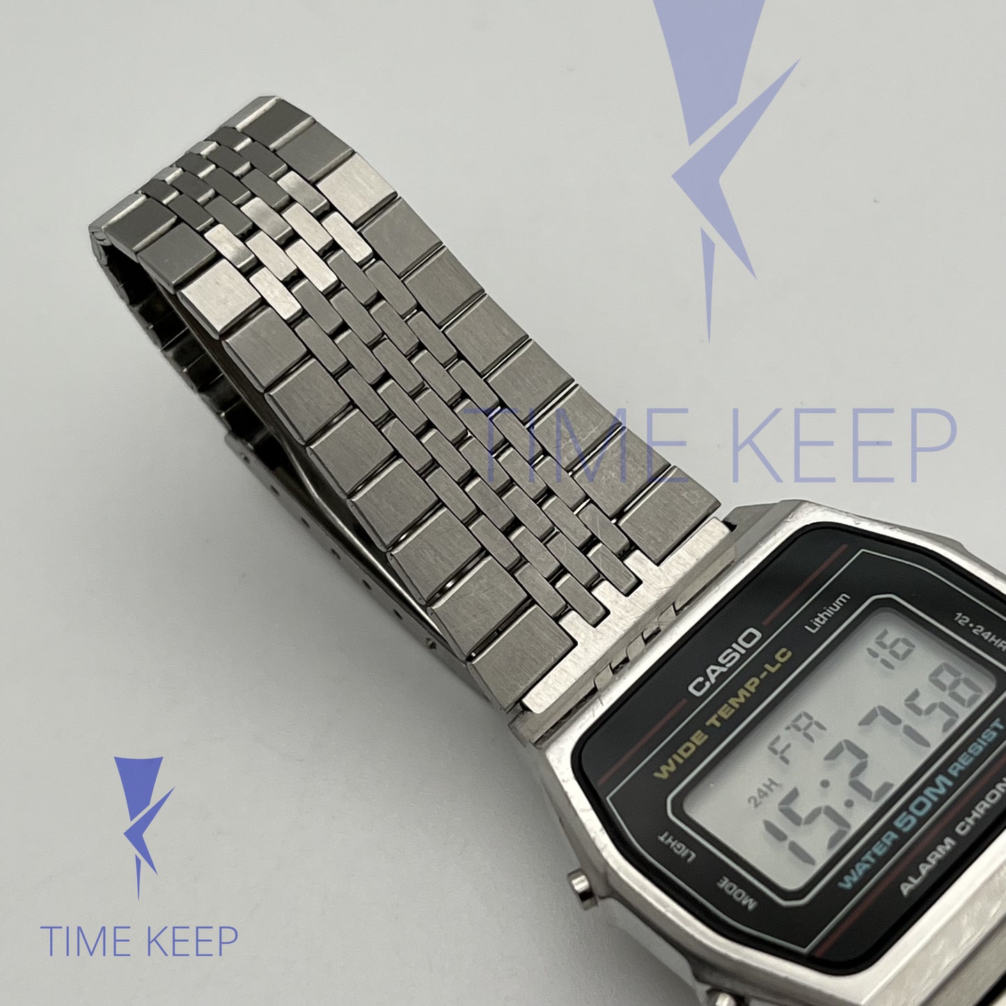 Rare Vintage 1980s Casio Digital Wide Temp LC Watch WW-34